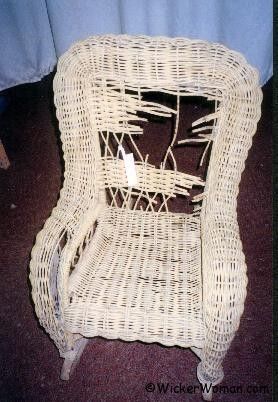 I have a lovely old wicker rocker in need of repair. This is a "how-to" page. Old Wicker Chairs, Wicker Furniture Repair, Wicker Furniture Makeover, Painting Wicker Furniture, Wicker Rocker, Old Wicker, Wicker Couch, Wicker Rocking Chair, Chair Repair