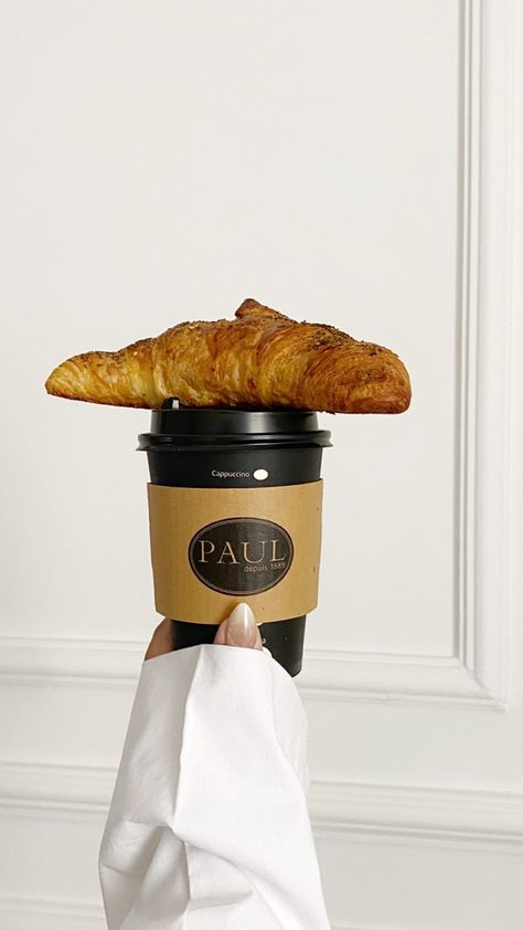 September Photoshoot, Paul Coffee, Croissant Aesthetic, Coffee Shots, Croissant Coffee, Titanic Art, Instagram Blogging, Coffee Aesthetics, Coffee Shot