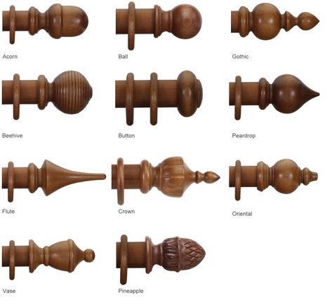 Wooden Curtain Rods Wood, Wooden Rods For Curtains, Wooden Curtain Rods Designs, Curtain Finials Ideas, Wood Curtain Rod Ideas, Wooden Curtain Rod Brackets, Wooden Curtain Rods, Rustic Window Treatments, Curtain Rod Ends