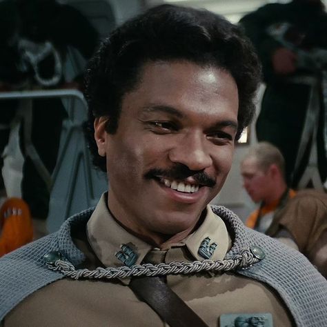 Star Wars Aesthetic, Billy Dee Williams, Aesthetic Disney, Mustache Men, Lando Calrissian, May The Fourth Be With You, Disney Icons, Return Of The Jedi, Original Trilogy