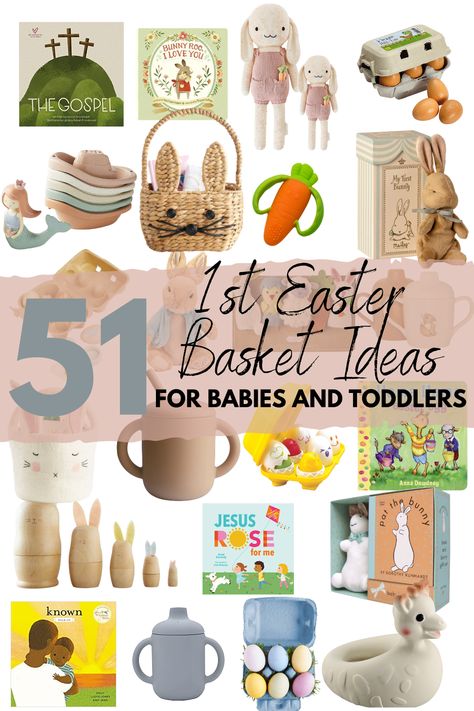 1 year old easter basket ideas Infant Easter Basket Ideas, Infant Easter Basket, Montessori Easter Basket, Boy Easter Basket Ideas, Toddler Easter Basket Ideas, Christian Easter Basket, Boy Easter Basket, Toddler Easter Basket, Easter Baskets For Kids