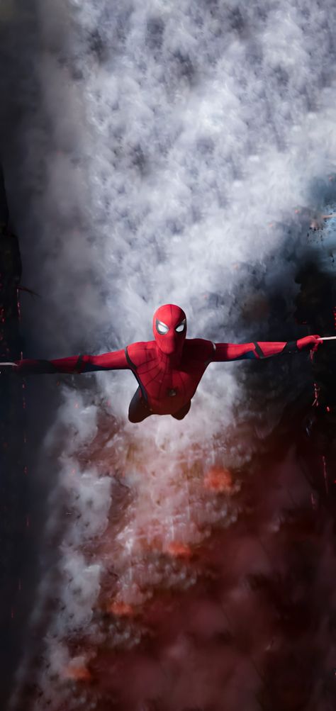 Spider-Man Wallpaper Spider Man Homecoming Wallpaper, Spiderman Homecoming Aesthetic, Spiderman Homecoming Wallpaper, Spidey Wallpapers, Homecoming Wallpaper, Spider Man Wallpaper Iphone, Spider Man Swinging, Spiderman Comic Art, Miles Spiderman