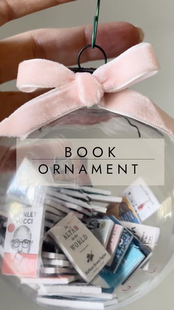 Kelle Hampton shared a post on Instagram: "📚 Now I want to make them for everyone and everything. ❤️". Follow their account to see 9950 posts. Book Club Ornament Diy, Book Ornaments Diy, Kelle Hampton, Holiday Hacks, Book Ornament, Memories Ideas, Advent Ideas, Pretty Gifts, Gifts Homemade