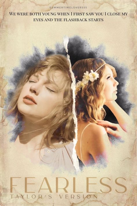 Fearless Taylors Version, Estilo Ivy League, Taylor Lyrics, Taylors Version, Taylor Swift Fearless, Estilo Taylor Swift, Taylor Swift Posters, Movie Posters Minimalist, Taylor S