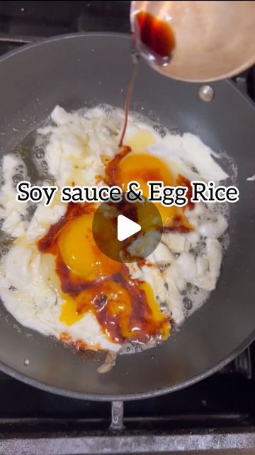 KOREAN-AMERICAN CHEF 🇰🇷 🇺🇸 on Instagram: "Soy Sauce & Egg Rice 🍚👨🏻‍🍳🔥

Quickest comfort food… in 2 minutes!!

This is a lil upgraded version of Gyeran Bap" Rice And Boiled Egg, Egg Rice Breakfast, Rice And Eggs Breakfast, Korean Egg Rice, Gyeran Bap, Asian Eggs, Asian Egg Recipe, Soy Sauce Egg, Soy Egg