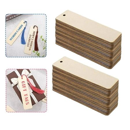 Description: The package brings you 20 pieces wood blank bookmarks with colorful ropes, which are nice combination for you to make pretty hanging ornaments, your various DIY making needs Wooden rectangle shapes design hanging ornaments, each bookmark with a hole, can be used for hanging decoration. Perfect for using as tags, party board, classroom board. Each was well polished, blank wood slices are ready to and write, you may stain, drill, curve and decorate you like. You can just string them up for decorate your parties, stage, ceremonies or any special occasion. Or hang them to decorate your home and office. These charming ornaments will surely add festive atmosphere to your birthday, wedding party. These rectangle wood tags are also great for wall hangings, card making, embellishments, Board Classroom, Book Marker, Shapes Design, Classroom Board, Wood Tags, Book Markers, Gift Tag Cards, Diy Making, Halloween Card