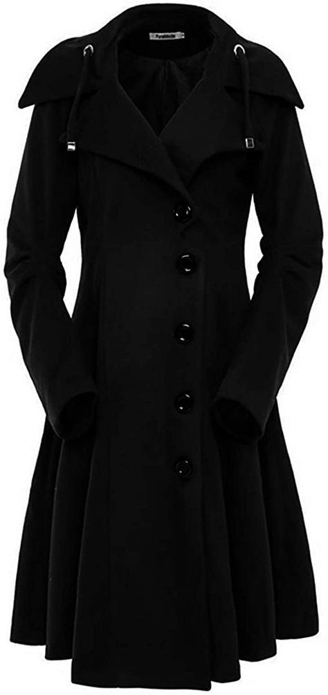 Amazon.com: ForeMode Women's Wool Trench Coat Winter Double-Breasted Jacket with Belts: Clothing Wool Trench Coat Women, Shaggy Jacket, Sweater Jeans, Winter Overcoat, Wool Pea Coat, Coat With Belt, Winter Outwear, Winter Trench Coat, Winter Work