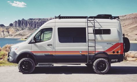 Living your best "#vanlife" as it were is not all that difficult these days because plenty of operations have sprung up around the globe to rent, build or customize the perfect van for you that you can live in down by the river. While having a properly appointed tallboy van with a sleeping area, kitchenette Scout 800, Mercedes Camper, Mb Sprinter, International Harvester Scout, Sprinter Van Conversion, Vw Lt, Combi Volkswagen, Sprinter Camper, Van Wrap