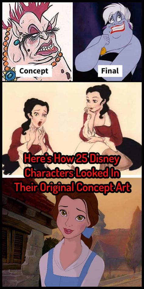 This list compiled by Bored Panda invites you to check out the original concept sketches of the most famous Disney characters and compare how different they are from the final result you have come to know and love. Disney Secrets, Disney Funny Moments, Cartoons Aesthetic, Beautiful Pencil Drawings, Aesthetic Cartoon, Concept Sketches, Famous Comics, Disney Characters Videos, Body Sketches