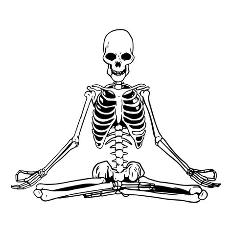 Skull yoga meditate illustration skeleton #AD , #yoga, #Skull, #illustration, #skeleton, #meditate Yoga Halloween, Yoga Skeleton, Halloween Prints, Transparent Png, Svg Design, T Shirt Design, Skeleton, Yoga, T Shirt