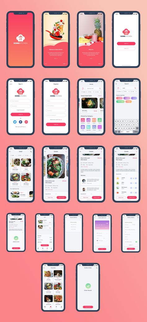 Food App Ui, Creative App Design, Ios App Ui, Application Ui Design, Social App Design, Desain Ux, Health App Design, Ui Design Mobile, Ui Ux 디자인