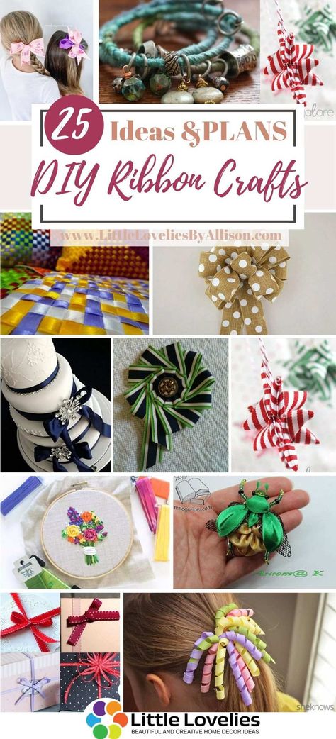 Diy Ribbon Crafts, Easy Ribbon Crafts, Cross Wreath Diy, Christmas Ribbon Crafts, Grosgrain Ribbon Crafts, Ribbon Projects, Sister Crafts, Easy Crafts To Sell, Ribbon Craft