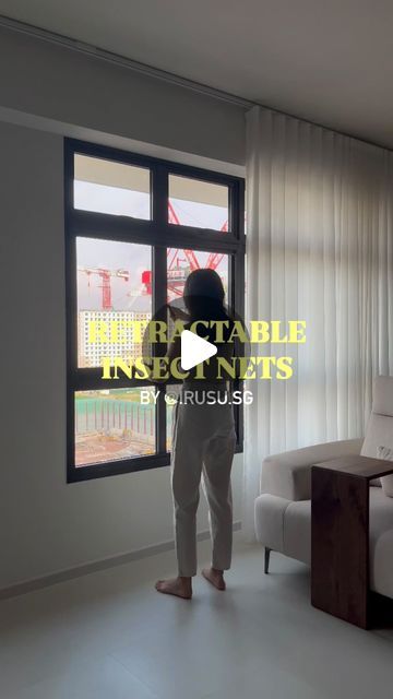 Sunsets at Tengah ☀️🏠 on Instagram: "𝗥𝗘𝗧𝗥𝗔𝗖𝗧𝗔𝗕𝗟𝗘 𝗜𝗡𝗦𝗘𝗖𝗧 𝗡𝗘𝗧𝗦 🥅
No-good bye magnetic insect nets, hello @irusu.sg’s retractable screens!!😍 A total game changer featuring the slimmest frame currently in the market, with a nearly invisible mesh that keeps our home bug-free and beautiful. When our windows are closed, we can simply retract them so they’ll never get in the way of handles. We opted for no-drill installation via adhesive that withstands heat, which ensures a stronger bond when combined with durable aluminium alloy frame —unlike our previous magnetic insect net.

The detachable mesh bar also makes it easier for maintenance than the usual retractable screens! Like this post and get 5% off with code “sunsets5”! #insectnet #homeimprovement #retractablescreens # House Bugs, Retractable Screens, Window Mesh, Insect Netting, Retractable Screen, Slim Frame, Mesh Screen, Home Hacks, Game Changer