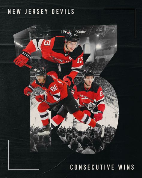 New Jersey Devils Poster, Jack Hughes Poster, Devil Quotes, Nj Devils, College Wall Art, Hockey Posters, Hockey Men, College Walls, Devil Aesthetic