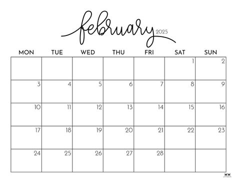 Find a calendar perfect for the month of love by choosing from 107 different February 2025 monthly calendars. Print from home. 100% FREE! Feb 2025 Calendar, Free Printable Monthly Calendars 2025, February 2025 Calendar, Free Printable 2025 Monthly Calendar, February Calendar Ideas, 2025 Calendar Printable Free, Calander Printable, Feb Calendar, Bujo 2025