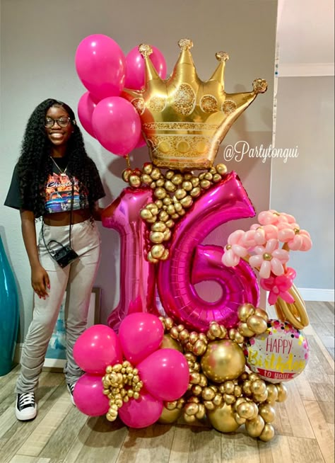 Pink Balloon Bouquet Ideas, 16 Balloon Bouquet, Sweet 16 Balloon Bouquet, 15 Balloon Bouquet, Number 9 Balloon Bouquet, Number 6 Balloon Bouquet, Number 10 Balloon Bouquet, 10 Balloon Bouquet, 50th Birthday Centerpieces