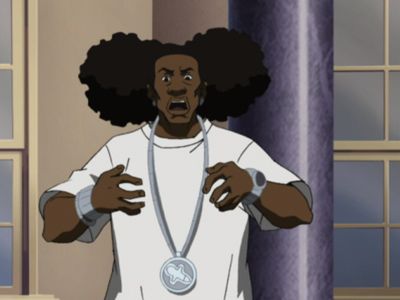 Boondocks Thugnificent Boondocks Pfp, Thugnificent Boondocks, Boondocks Painting, Boondocks Pfp, Ace Boogie, The Boondocks Cartoon, Boondocks Drawings, Halloween Costume Outfits, Allen Iverson