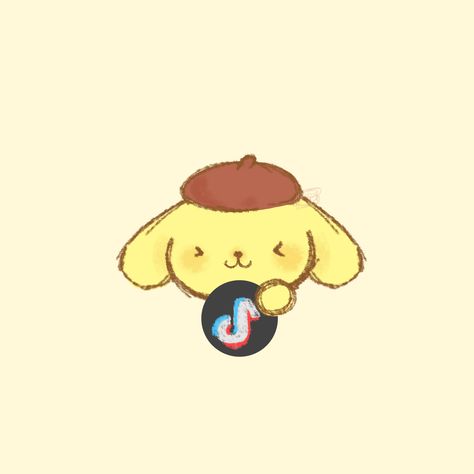 Pompompurin Icons For Apps, Pompompurin App Icon, App Icon Tiktok, Pompompurin Icon, Icons Sanrio, Pompompurin Wallpaper, Yellow Widgets, Twitch App, Pompom Purin