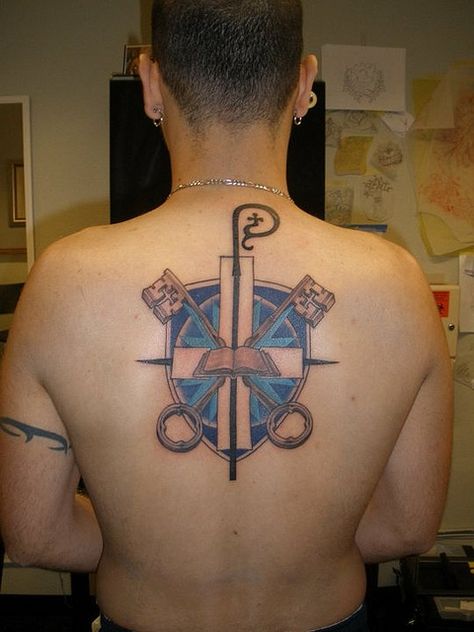 st peter tattoo | St. Peters Cross Tattoo | Flickr - Photo Sharing! St Peter Tattoo, St Peters Cross, Peter Tattoo, One Tattoo, St Peters, Saint Peter, About Tattoo, St Germain, St Peter