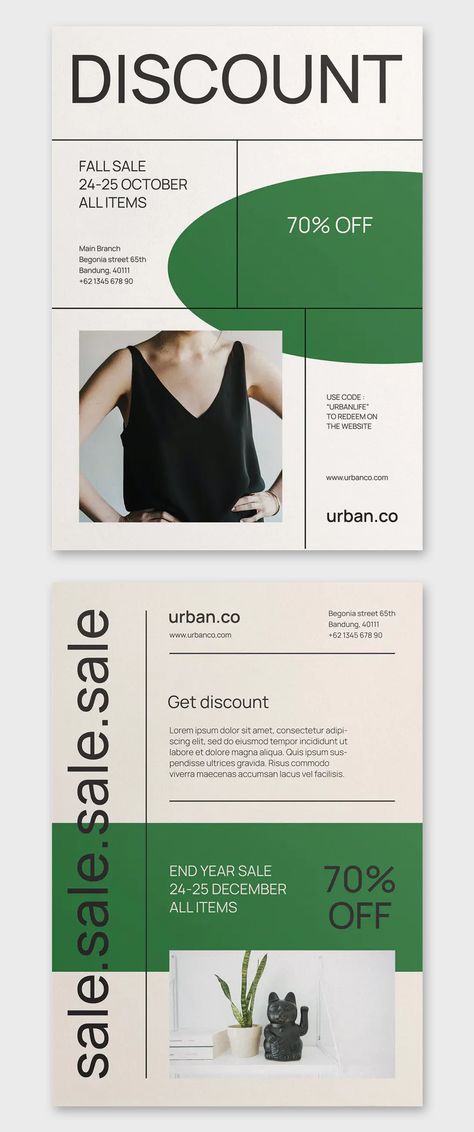 Minimal Fashion Flyer Template PSD Minimalist Flyer Design Layout, Minimalistic Flyer Design, Minimalist Design Graphic Layout, Graphic Design Flyer Marketing, Minimalist Graphic Design Inspiration, Minimalist Flyer Design, Flyer Infographic, Minimal Flyer Design, Minimalist Poster Template