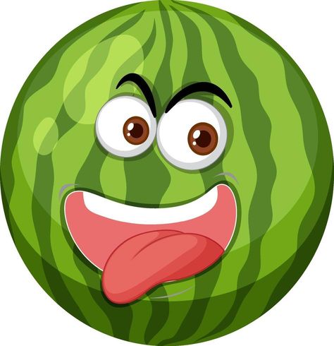 Watermelon cartoon character with happy face expression on white background Happy Face Expression, Watermelon Cartoon, Cartoon Png, Cartoons Png, Face Expressions, Happy Face, Cartoon Character, Cartoon Characters, Vector Art