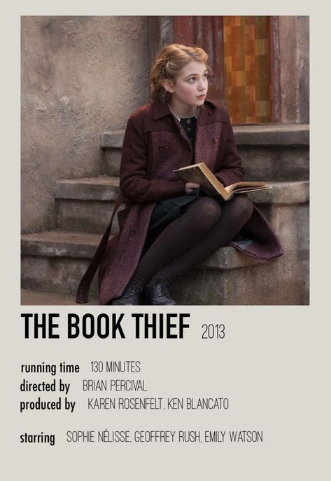 The Book Thief Movie Poster, The Book Thief Poster, The Book Thief Movie, Valentine's Movies, Must Watch Netflix Movies, Literature Poster, Girls Night Movies, Valentines Movies, Literature Posters