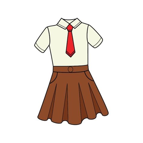 Vector girls ' school uniforms. a blouse... | Premium Vector #Freepik #vector #student-uniform #school-uniform #school-kids #student-illustration Uniform Drawing School, School Uniform Outfits Drawing, School Uniform Drawing, Back To School Uniform Outfits, School Outfits Uniform, Uniforms Outfits, Uniform Drawing, Uniform Illustration, Outfits Uniform