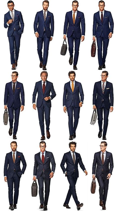 Men's Navy Suit Outfit Inspiration Lookbook Mens Navy Suit, Suits And Ties, Interview Suits, Men In Suits, A Man In A Suit, Interview Attire, Man In A Suit, Blue Suit Men, Suit Outfit