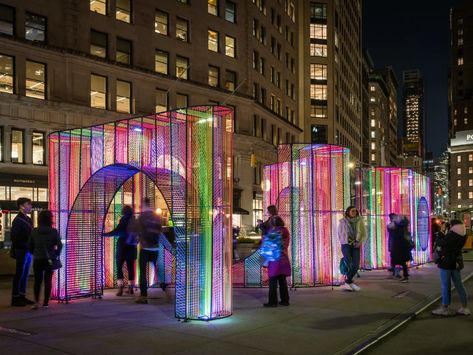 New York’s best public art installations this season Public Plaza, Plaza Design, Museum Logo, Flatiron Building, Interactive Art, Outdoor Holidays, Louvre Museum, Art Installation, Design Competitions