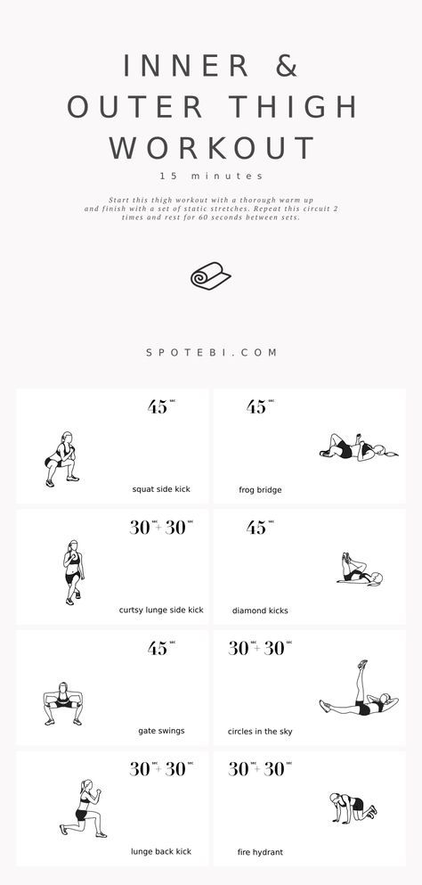 Pilates Workout Routine Inner Thigh, No Equipment Inner Thigh Workout, Quick Inner Thigh Workout, 2 Week Thigh Workout, Outer And Inner Thigh Workout, Tighter Legs Workout, Thigh Workout No Equipment, Inner And Outer Thigh Workout With Weights, Legs No Equipment Workout