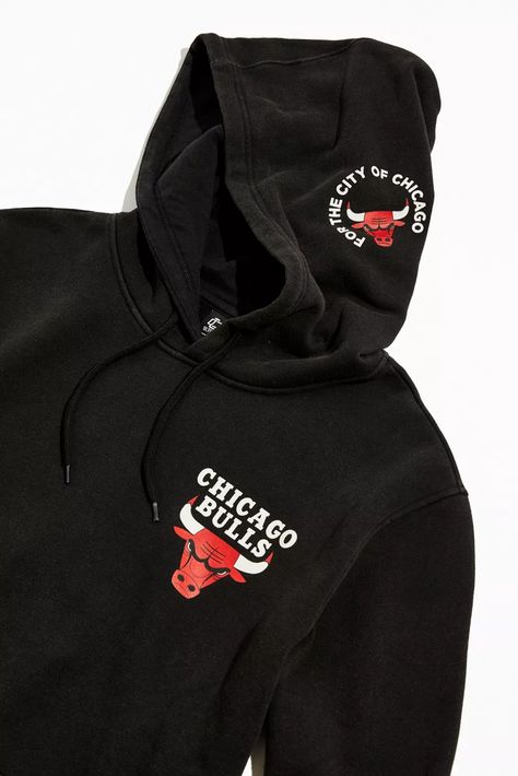 Chicago Bulls For The City Hoodie Sweatshirt | Urban Outfitters Chicago Bulls Outfit, Chicago Bulls Hoodie, Nba Hoodie, Basketball Hoodies, Basketball T Shirt Designs, Trendy Hoodies, Custom Jacket, Cool Outfits For Men, Stylish Mens Outfits