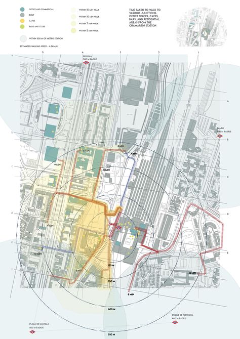 Pedestrian Mapping Architecture, Walking Distance Diagram, Accessibility Map Architecture, Context Map Landscape Architecture, Context Study Architecture, Accessibility Diagram Architecture, Context Map Architecture, Time Diagram, Context Map