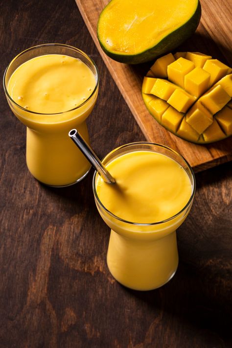 Refreshing and creamy, Mango Lassi is not only delicious but it’s also known as a support for digestive health due to its yogurt base. Best Mango Lassi Recipe, Fruit Lassi, Mango Lassi Recipe, Mango Lassi Recipes, Lassi Recipe, Lassi Recipes, Caramel Chocolate Bar, Donut Toppings, 2024 Recipes