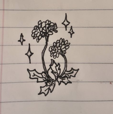 Fairy Aesthetic Doodles, Fairycore Doodles, Tiny Fairy Drawing, Fairy Doodle Tattoo, Easy Fairycore Drawings, Mini Sketches, Lil Doodles, Plant Sketches, Hand Doodles