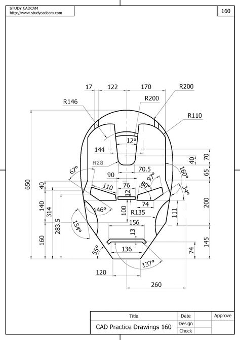 Iron man Autocad Isometric Drawing, Autocad Tutorial, Interesting Drawings, Mechanical Engineering Design, Isometric Drawing, Graphisches Design, Geometric Drawing, Autocad Drawing, 3d Drawings