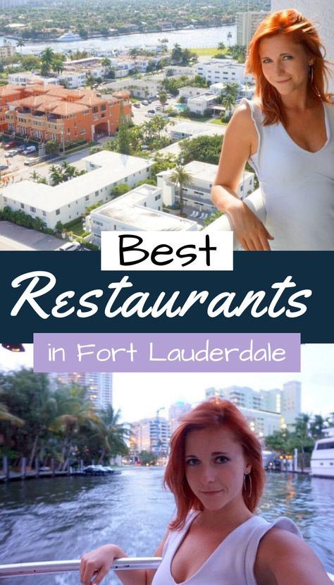 Fort Lauderdale Florida Restaurants, Fort Lauderdale Restaurants, Restaurants For Birthdays, The Best Steak, Miami Restaurants, Travel Foodie, Florida Water, Florida Restaurants, Casual Restaurants