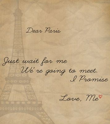 Paris Dream, Paris Aesthetic, I Love Paris, Just Wait, Paris Love, The Eiffel Tower, Wait For Me, Paris Travel, Pretty Quotes