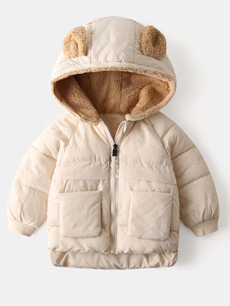 Zipper Shirt, Warm Leggings, Cotton Clothing, Hooded Parka, Kids Coats, Boys Coat, Down Parka, Parka Jacket, Warm Coat