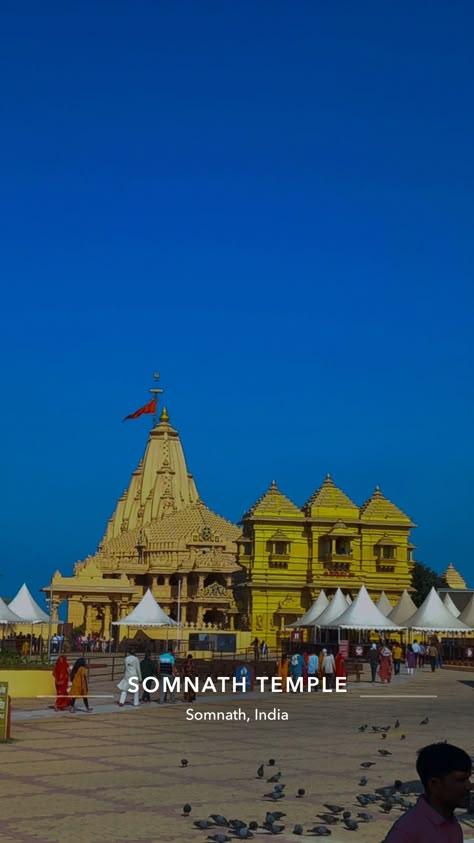 Somnath Mandir Photo, Somnath Temple Photography, Somnath Mandir, Kurtis Patterns, 12 Jyotirling, Somnath Temple, Mahakal Pic Ujjain, Jay Mataji, Best Dad Quotes