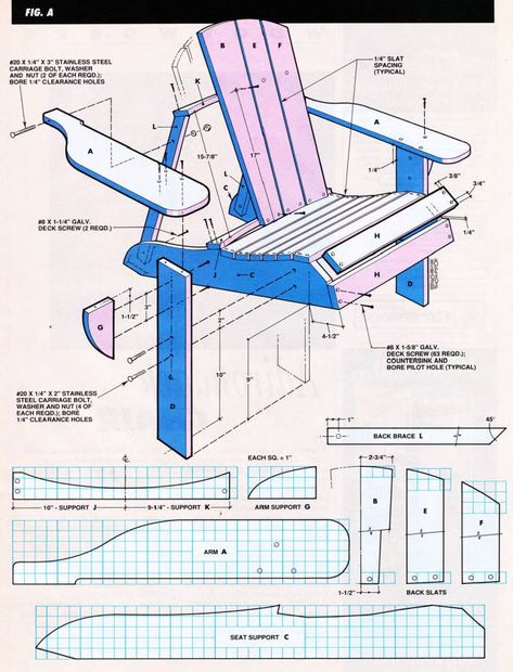 Adirondak Chairs, Adirondack Chairs Diy, Adirondack Chair Plans Free, Modern Adirondack Chair, Chair Woodworking Plans, Adirondack Chair Plans, Adirondack Furniture, Modern Adirondack, Dekor Diy