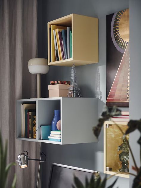 EKET storage system - IKEA Eket Ikea Ideas Kids, Eket Ikea, Ikea Office Furniture, Ikea Eket, Ikea Office, Ikea New, Malm Dresser, Ikea Ideas, Wardrobe Systems