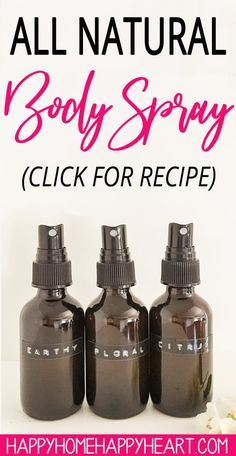 Homemade Body Spray, How To Make Homemade Perfume, Body Spray Recipe, Diy Body Spray, Body Oil Recipe, Natural Body Spray, Diy Perfume Recipes, Essential Oil Perfume Blends, Essential Oil Spray Recipes