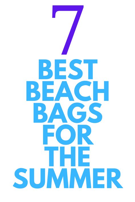 7 Best Beach Bags for the Summer - Looking for some summer beach bags? These are 7 options under $50 Beach Bag Ideas, Summer Beach Bags, Best Beach Bag, Entrepreneur Advice, 50th Bday, Beach Bags, Best Mom, Beach Bag, Summer Looks