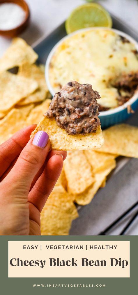 This cheesy black bean dip is the perfect balance of creamy, spicy flavors. Serve it with your favorite chips for a delicious appetizer. Black Bean Rotel Dip, Black Bean Cheese Dip, Cream Cheese Black Bean Dip, Black Bean Dip With Cream Cheese, Bean Cheese Dip, Bean Dips, Taco Appetizers, Easy Bean Recipes, Rainbow Foods