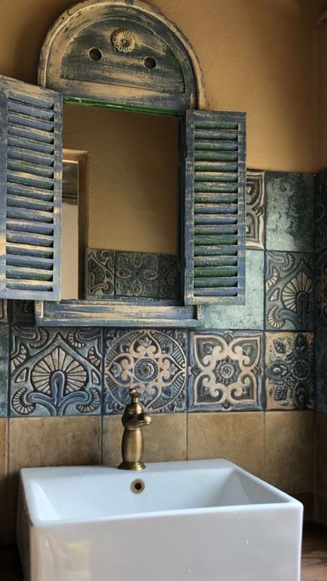 Creative Design Ideas, Mediterranean Aesthetic, Compact Bathroom, Music Books, Bathroom Top, Small Bathroom Ideas, Mediterranean Home, Mediterranean Homes, Tiny Bathroom