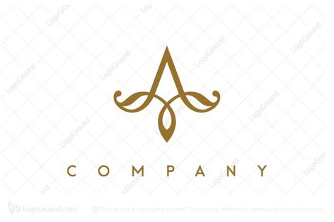 A A Logo, T Logo Design Ideas, A Logo Design Letter, A Beauty Logo, Hospitality Logo, Elegant Logos, A Letter Logo, Unique Alphabet, Letter A Logo