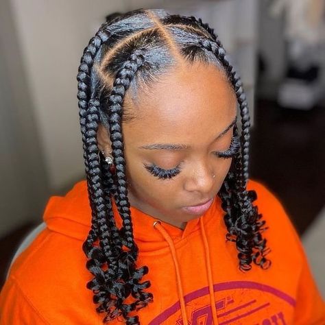 Hair Braid Style Braids Ideas, Braided Hairdo, Big Box Braids Hairstyles, Box Braids Hairstyles For Black Women, Braided Cornrow Hairstyles, Cute Box Braids Hairstyles, Hair Twist Styles, Pretty Braided Hairstyles, Natural Hair Styles Easy