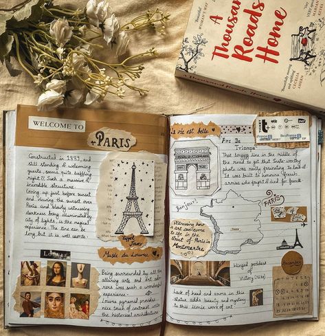 Sul on Instagram: “I have been missing my europe trip lately or shall i say traveling as a whole. So, kinda utilized my quarantine time to journal my travel…” Travel Journal Cover, Travel Journal Pages, Travel Journal Scrapbook, Holiday Scrapbook, Travel Art Journal, Diy Travel Journal, Travel Sketchbook, Pretty Journals, Diy Journal Books