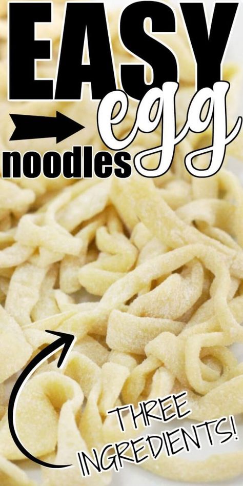 Easy Noodles Quick, Old Fashioned Noodle Recipe, Milk Noodles Recipe, Simple Egg Noodle Recipes, Home Made Noodles Easy, Homemade Chicken And Noodles Recipe, Homemade Noodles Grandmas, Egg Noodles Recipes Homemade, Egg Noddle Recipes Easy Quick