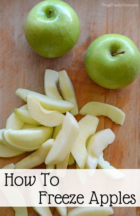 How To Freeze Apples, Freeze Apples, Freezing Vegetables, Freezing Fruit, Freezing Apples, Dessert Party, Frozen Veggies, Food Saver, Freezer Cooking